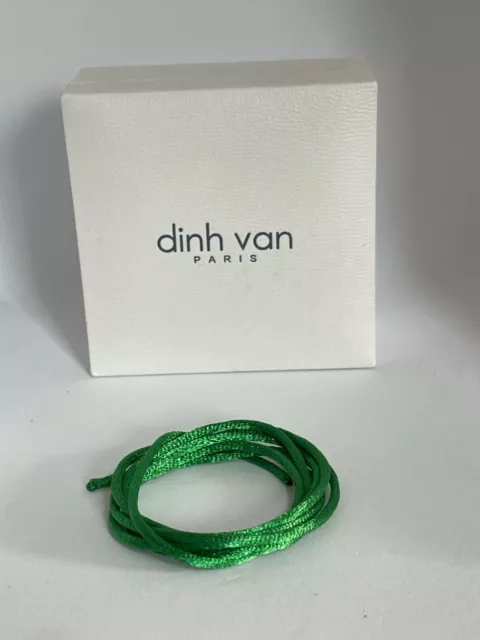 Bracelet Dinh Van Cordon Vert Collier Menotte Or Argent R8 R10 R12 R15 R20