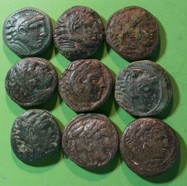 Kings of Macedon   Alexander III ( the Great) Bronze Drachm HERAKLES & ZEUS