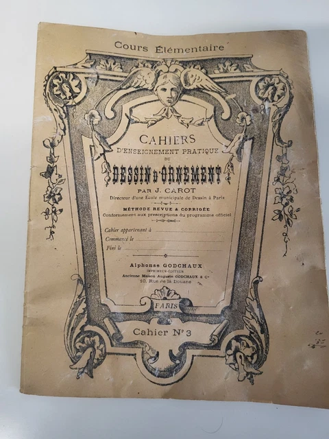 Ancienne Tablette d'enseignement coranique sur bois à l'encre