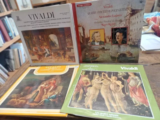 Vivaldi lot de 4 disques vinyles LP 33 tours