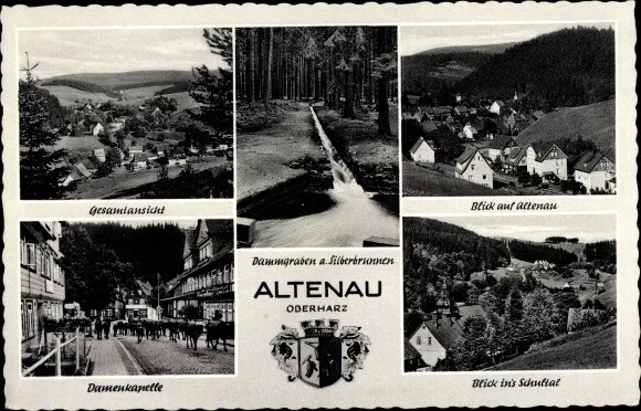 Ak Altenau Clausthal Zellerfeld im Oberharz, Gesamtansicht,... - 4068882