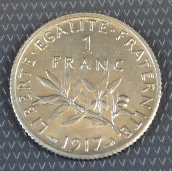 1 franc en argent 1917 réf AP152