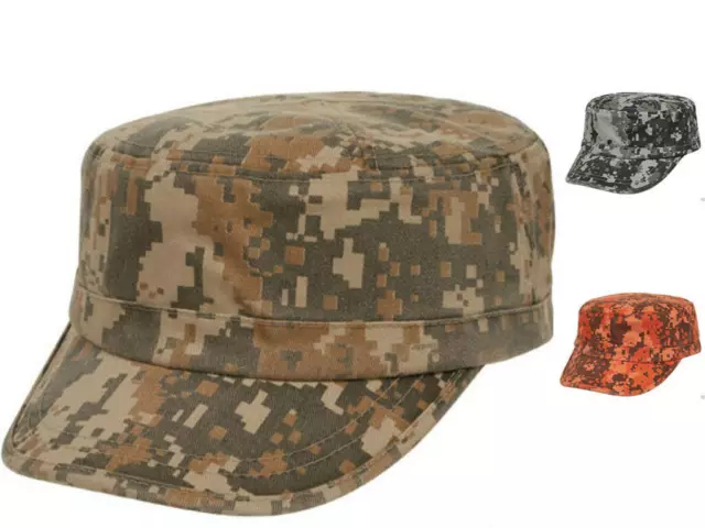 Digital Camouflage Camo Army Military Cadet Patrol Cotton Baseball Hats Caps