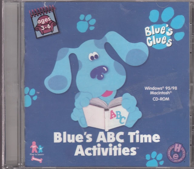 PC CD-ROM: BLUE'S CLUES - ABC Time Activities - Nickelodeon Nick Jr. $9 ...
