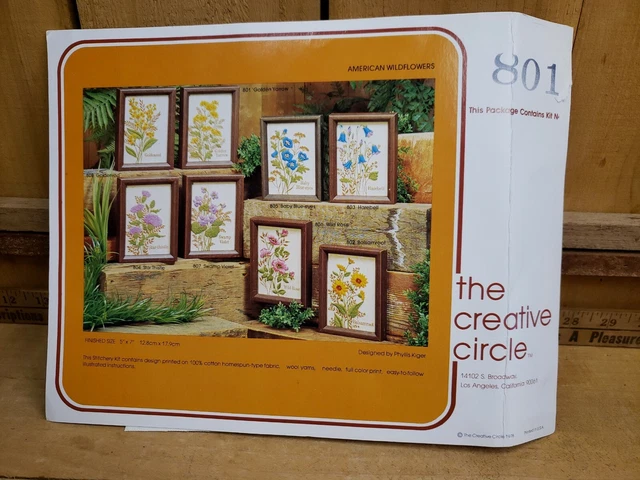 Kit de costura de milenio The Creative Circle de milenio con hilo de lana # 801 abierto