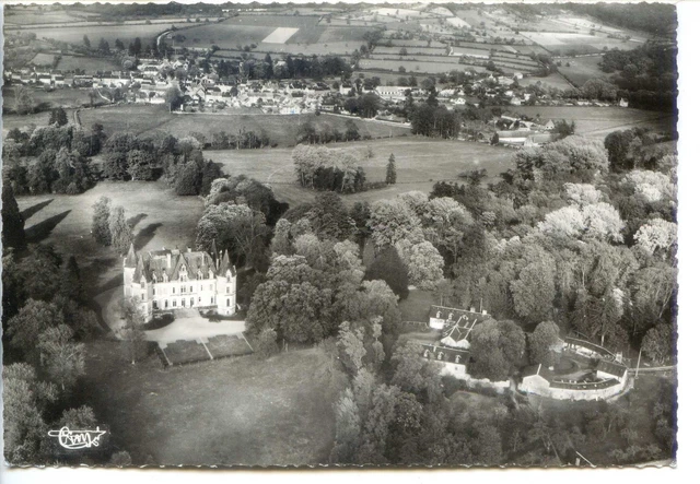 CP 58 Nièvre - Saint-Benin-d'Azy - Vue aérienne du Château Neuf et Panorama