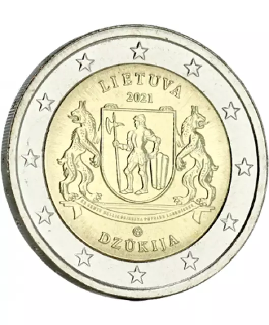 Pièce 2euros commémorative Lituanie 2021 – Dzūkija