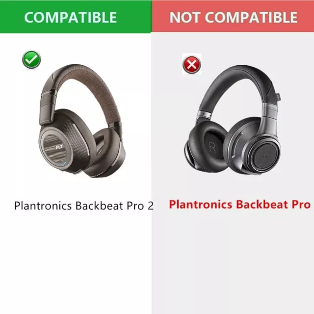 Coussins souples pour Plantronics Backbeat Pro 2 SE 8200UC qualité sonore amél