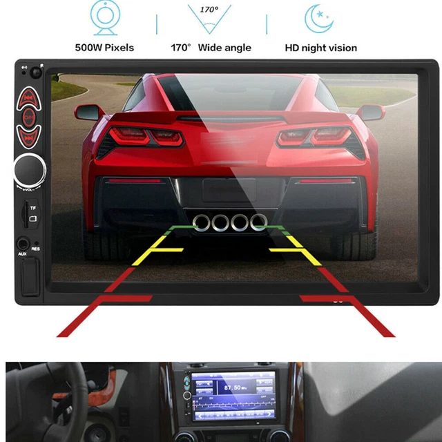7'' HD Bluetooth Touch Screen Car Stereo MP5 Player Radio Android IOS USB/AUX/TF