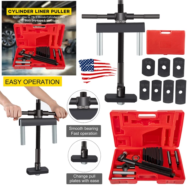 Professional Liner Puller Cylinder Liner Puller for 75-138 mm Diesel Engine US