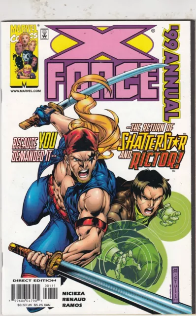 X-Force  1999 Annual    Vf/Fn   Marvel Comics