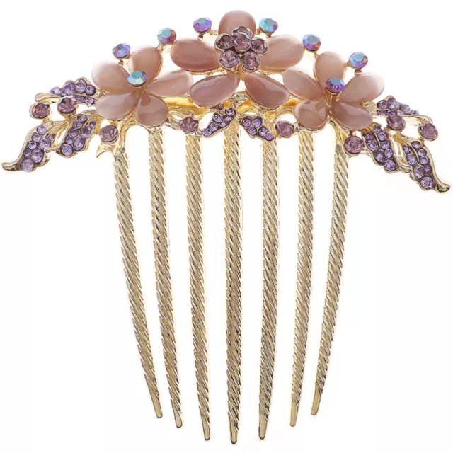 Barrettes Strass Pour Femme Pinces À Cheveux En Métal Peigne Opale Rituals Hair