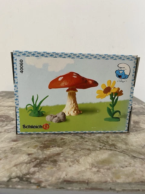 Figurine Schtroumpf – Colonne Schtroumpfs Noirs – PLASTOY COLLECTOYS – Boîte Et Certificat