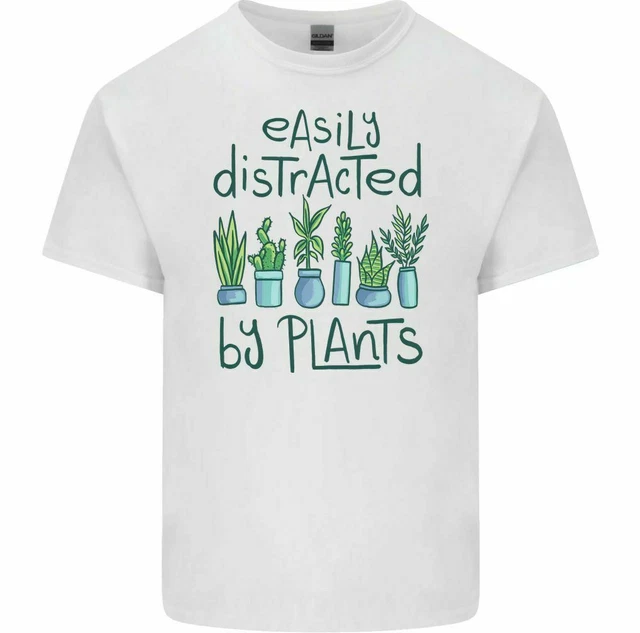 Facilmente Distracted Da Piante Uomo Funny T-Shirt Giardiniere Giardinaggio Casa