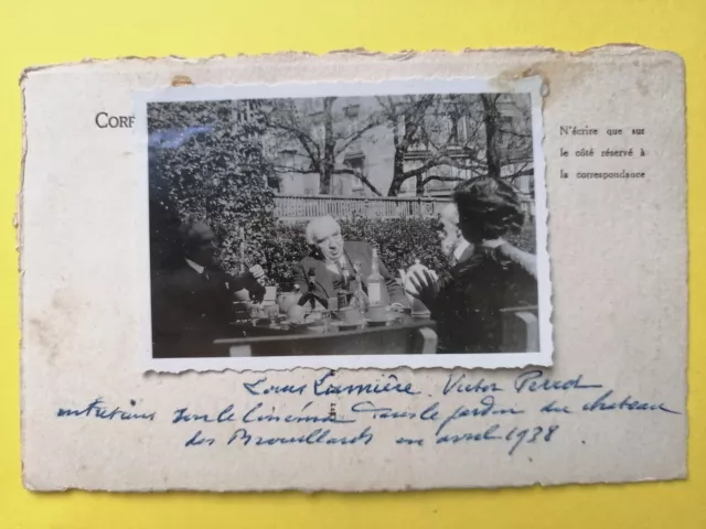 CPA Fusain PARIS MONTMARTRE CHÂTEAU des BROUILLARDS PHOTO de Louis LUMIERE en 38