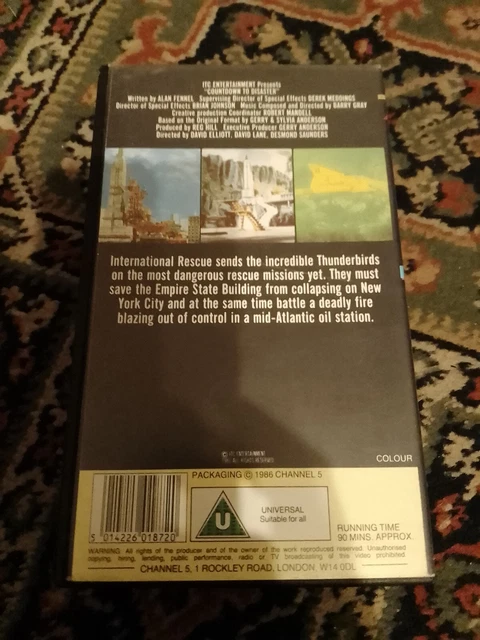 Countdown To Disaster THUNDERBIRDS, COUNTDOWN TO Disaster VHS Video £2.29 - PicClick UK