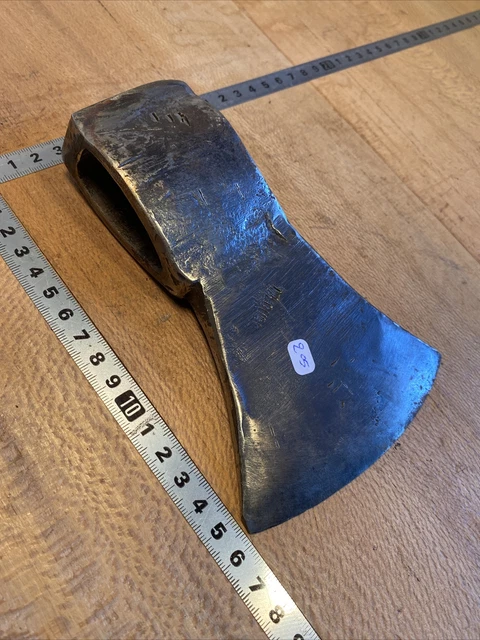 hache 19 Eme Bûcheron outil ancien forestier Old Tool Axe Ref