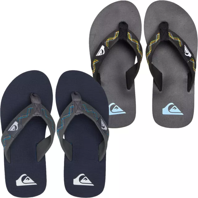 Quiksilver Kids Molokai Stitchy Summer Beach Pool Sandals Thongs Flip Flops