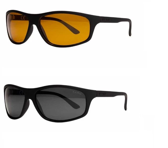 Nash Black Wraps with Yellow or Grey Lenses - All models NEW Carp Fishing