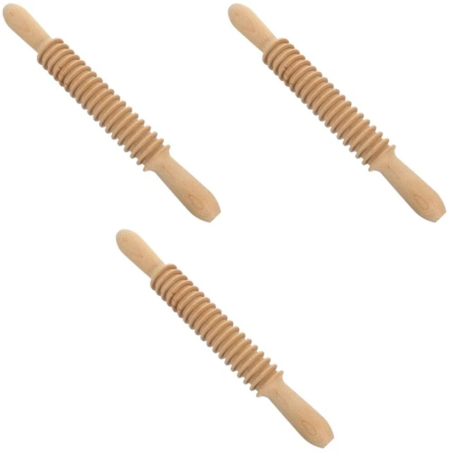 3x Rodillo de celosía de fideos para pastel de hornear para cocina de masa de espaguetis