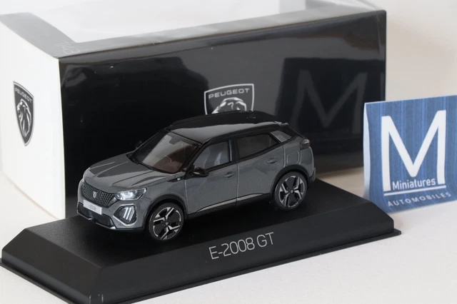 NOREV Peugeot 2008 GT 2024 Selenium Grey – 1:43 – Miniature Collectionneur Adulte Dès 14 Ans