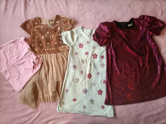 Girls Clothing Bundle Age 5-6 Years Party Dresses Mini Skirt Jumper Dress