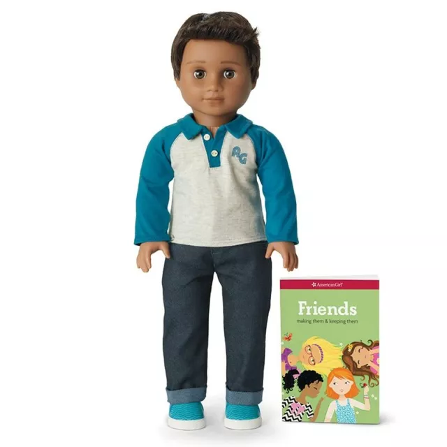 American Girl Size 18 Truly Me Doll Boy Brown Hair Dark Skin  #76 New In Box 3