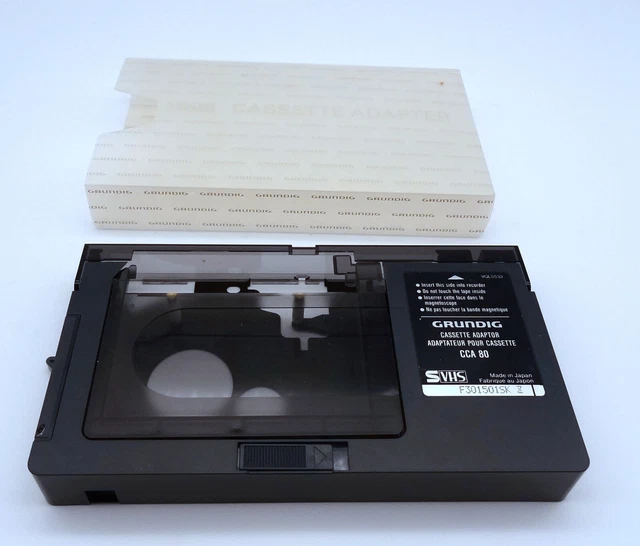 GRUNDIG SVHS / VHS auf VHSC Adapter (Kassettenadapter) EUR 12,00