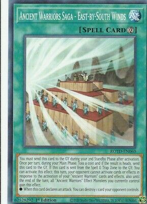 Yugioh Card 1 X Ancient Warrior Saga East By South Winds Rotd-En060 1St Edition