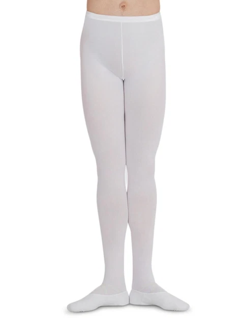 Collant Capezio Adulto Da Uomo con Cucitura Posteriore Bianco - XL Extra Large