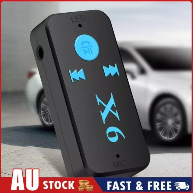 Bluetooth-Compatible Music Receiver 3 . 5mm Aux Jack for Car Audio Receiver AU