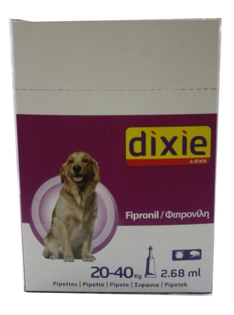 Antiparassitario cane DIXIE PERMETRINA 2 ML Per Cani Superiori A 20 Kg