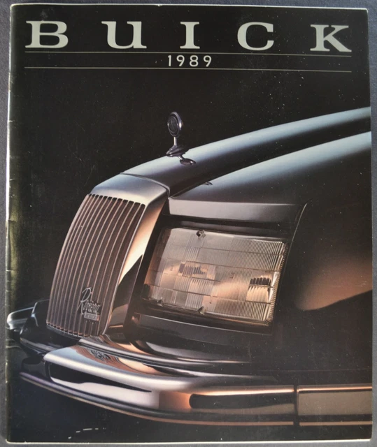 1989 BUICK BROCHURE Reatta Riviera Electra LeSabre Regal Century