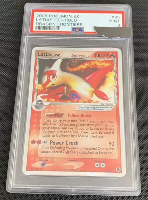 Latias EX | 95/101 | Dragon Frontiers | PSA 9 | Pokemon Card