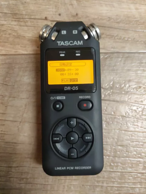 Tascam DR-05 Handheld digital linear PCM audio recorder