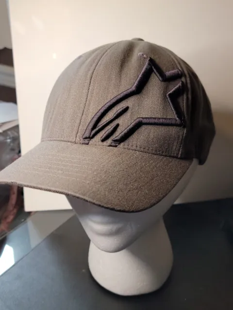 Alpinestars Corp Shift 2 Flexfit Hat- Grey L/XL -  Mens Lid Cap