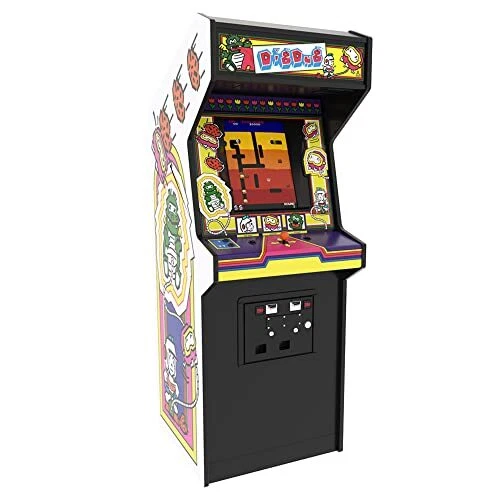 Quarter Arcades Official Dig Dug 1/4 Sized Mini Arcade Cabinet by Numskull – ...