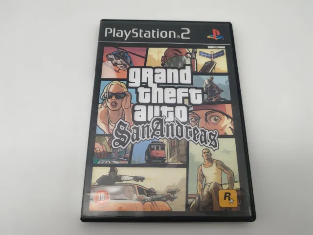 GTA San Andreas PS2 Grand Theft Auto Sony Playstation 2 PAL Italiano