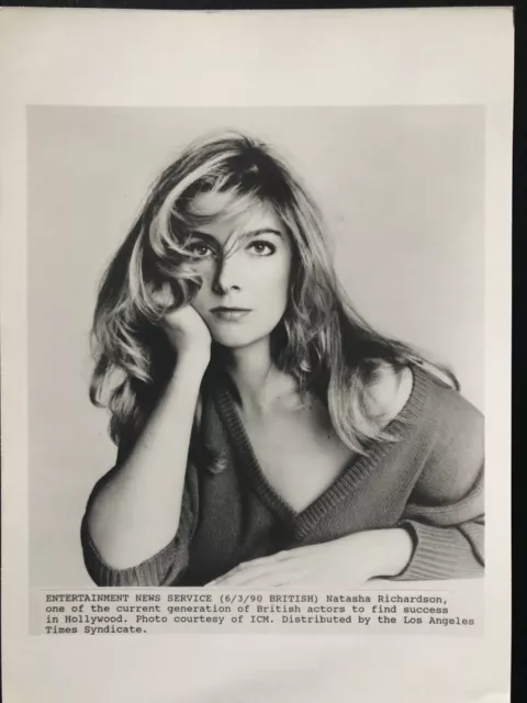 Natasha Richardson Original Press Photo 5x7