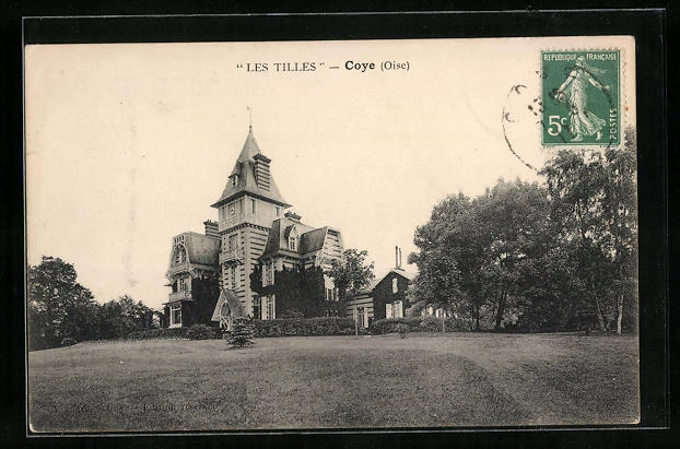 CPA Coye, Les Tilles 1911