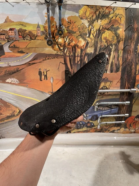 Ancienne selle vélo Unic - Équipements vélos