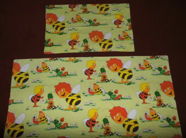 Biene Maja Bettwäsche 70er vintage bedding Maya the bee 70s fabric © Apollo Film