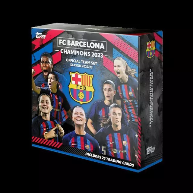 Topps FC Barcelona Femmes Official Team Lot Football Cards 2022-23