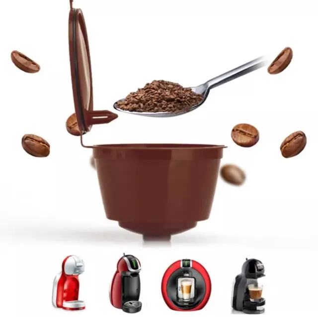 6 x Capsules Dosettes à café pour Nescafé Dolce Gusto Réutilisable Durable