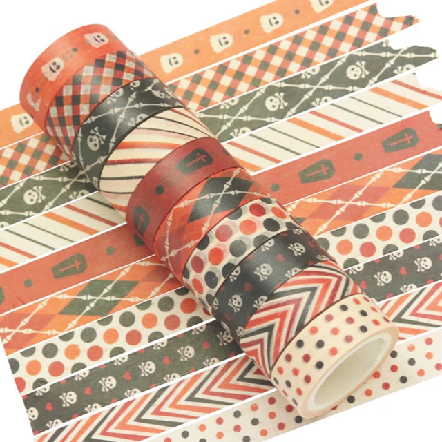 10 Roll Kreative Washi-Tapes Washi-Papierbänder Klebeband Sammelalbum