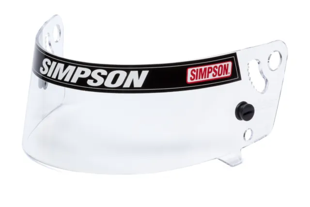 Simpson 1010-17 Helmet Shield Clear Finish For Shark And Vudo Models New