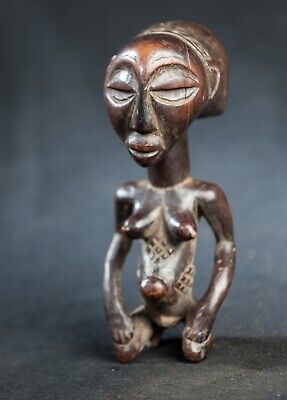 Luba, Female Ancestor Statue, D.R. Congo, Central African Tribal Arts