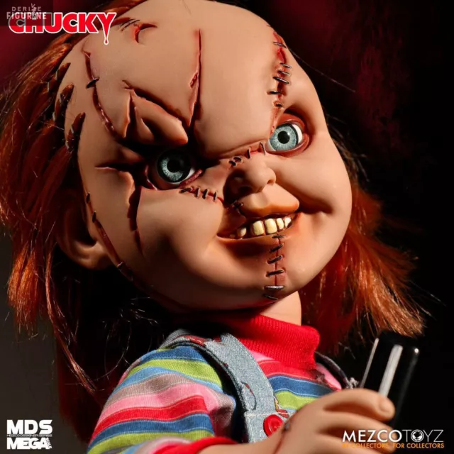 Poupée Parlante Chucky Heureux - Mezco 38 cm Merchandise