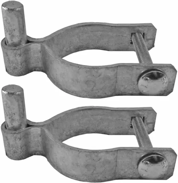 Chain Link Fence Gate Post Hinge (2-7/8 - 2 Pack)