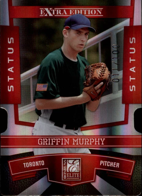2010 (BLUE JAYS) Donruss Elite Extra Edition Status #56 Griffin Murphy/100